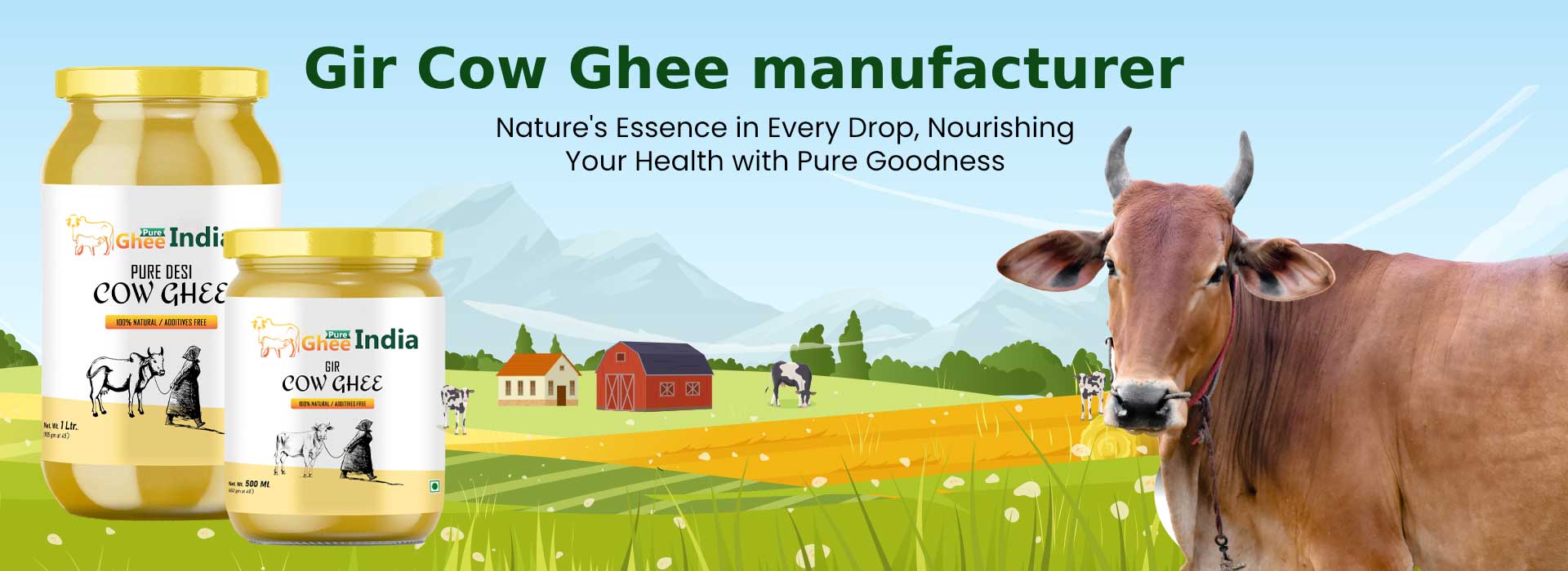 Gir Cow Ghee Manufacturers in Delhi